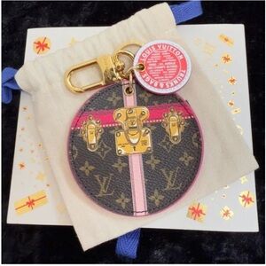 Louis Vuitton Keychain Limited Edition Summer Trunks Monogram Canvas